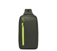 PIQUADRO Zaino monospalla uomo resistente all' acqua | Cinturino ergonomico, Vani organizzati, Leggera, Uso quotidiano