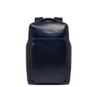 PIQUADRO Blue Square Backpack 2 Compartments 14" Midnight Blue