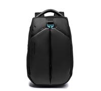 Zaino da viaggio porta PC da 15,6 in tessuto e pelle vegana Piquadro, nero - Tabella Colori: Nero