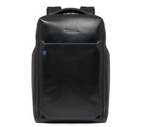 PIQUADRO Blue Square Backpack 2 Compartments 15,6" Black