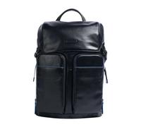 Piquadro - Zaino Porta PC in Pelle Blu - - Bags - Uomo - Blu - ONE SIZE