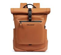 Piquadro Corner - Zaino Rolltop 15.6 47 cm (natural tan) arancia