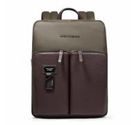 PIQUADRO - Zaino - Sottile ed Espandibile - Porta PC 14" - In Pelle - Uomo