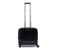 PIQUADRO - Zaino trolley porta PC 15,6 pollici - Policarbonato resistente - Colore Nero Opaco - Uomo Donna