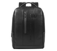 Piquadro Zaino Urban in pelle 41 cm Scomparto per laptop nero