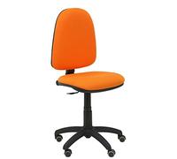 Piqueras y Crespo - 04cp - Sedia Ergonomica Da Ufficio, Con Meccanismo Di Contatto Permanente, Regolabile In Altezza E Ruote Per Parquet Arancione - SPEDIZIONE GRATUITA