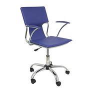 Piqueras Y Crespo 214 Sedia Da Ufficio Ergonomica Con Braccioli Fissi, Regolabile In Altezza E Girevole 360 °