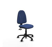 Piqueras y Crespo - Comoda ed economica sedia da scrivania Algarra, operativa senza braccioli, schienale regolabile in altezza, ideale per parquet con ruote.