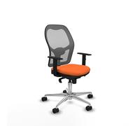Piqueras y Crespo Jorquera - Sedia da scrivania funzionale ed ergonomica fino a 120 kg, con schienale fisso, bracci 1D, supporto posteriore 1D e meccanismo sincronizzato in 5 posizioni