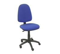 PIQUERAS Y CRESPO Modello 04CP Sedia da ufficio ergonomica con meccanismo di contatto permanente e regolabile in altezza Sedile e schienale imbottiti in tessuto BALI blu
