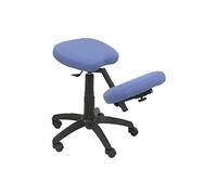 Piqueras y Crespo - Modello 37 g - sgabello Da Ufficio Ergonomico, Girevole E Regolabile In Altezza - tapissé In Tessuto Bali Colore Blu Chiaro (genou - SPEDIZIONE GRATUITA