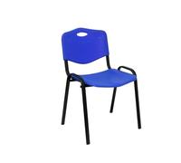 Piqueras y Crespo Robledo Confezione da 4 sedie in PVC blu