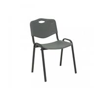 Piqueras y Crespo Robledo Confezione da 4 sedie in PVC grigio