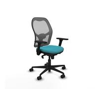 Piqueras y Crespo Sedia a farfalla operativa ergonomica per 8 ore di utilizzo, con schienale fisso, bracci 3D, supporto lombare 1D, meccanismo sincro 5 posizioni, colore attraente