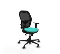 Piqueras y Crespo Sedia a giorquera ergonomica in legno per casa, tipo cassiere, con schienale fisso, supporto lombare 1D, bracci 1D, meccanismo sincro 5 posizioni, peso massimo 120 kg, uso 8 ore