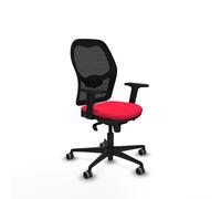Piqueras y Crespo Sedia a giorquera ergonomica per produzione con schienale fisso, bracci 2D, supporto lombare 1D, meccanismo sincro 5 posizioni, uso 8 ore, peso massimo 120 kg, colore imbottito
