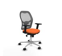 Piqueras y Crespo Sedia a giorquera operativa ergonomica con schienale fisso, supporto lombare 1D, bracci 2D, meccanismo sincro 5 posizioni, ideale per 8 ore di utilizzo e peso massimo di 120 kg