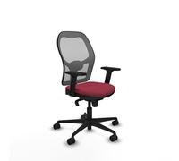 Piqueras y Crespo Sedia a giorquera per telelavoro, ergonomica e confortevole con schienale fisso, supporto lombare 1D, bracci 2D, meccanismo sincro 5 posizioni, ideale per Home Office, fino a 120 kg