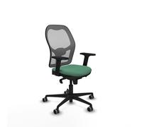 Piqueras y Crespo Sedia a soffietto per lavorare con ruote, ideale per 8 ore di utilizzo, con braccioli 2D, supporto lombare 1D e schienale fisso in colore attraente