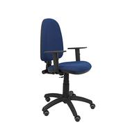 Piqueras y Crespo Sedia Ayna Bali Blu Navy Bracci Regolabili Ruote in parquet