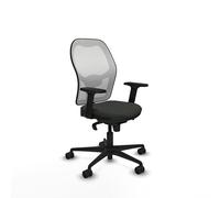 Piqueras y Crespo Sedia da scrivania ergonomica con schienale fisso, supporto lombare 1D, bracci 2D, meccanismo sincro 5 posizioni, 120 kg, 8 ore di utilizzo, colori assortiti