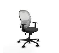 Piqueras y Crespo Sedia da ufficio con braccioli 1D, schienale fisso, supporto lombare 1D, meccanismo sincrono a 5 posizioni, colore menta, ideale per 8 ore di utilizzo e peso massimo di 120 kg