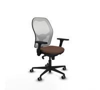 Piqueras y Crespo Sedia da ufficio ergonomica con braccioli 3D, meccanismo sincrono a 5 posizioni, supporto lombare 1D, schienale fisso, per un uso di 8 ore e peso massimo di 120 kg