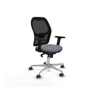 Piqueras y Crespo Sedia da ufficio ergonomica per computer, schienale fisso, supporto lombare 1D, bracci 2D, meccanismo sincrono 5 posizioni, 120 kg, 8 ore di utilizzo, colore attraente