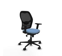 Piqueras y Crespo Sedia da ufficio ergonomica traspirante per 8 ore di utilizzo, schienale fisso, supporto lombare 1D, bracci 2D, peso massimo 120 kg, meccanismo sincro 5 posizioni