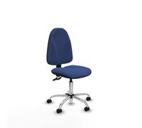 Piqueras y Crespo - Sedia da ufficio senza braccioli Algarra, operativa, schienale regolabile in altezza, ideale per informatici, color menta e crema.