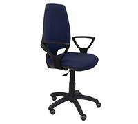 Piqueras y Crespo Sedia Elche CP Bali Blu Navy Bracci fissi Ruote in parquet