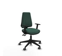 Piqueras y Crespo - Sedia ergonomica per lavoro in piedi Elche, operativa con bracci 1D, meccanismo asincrono, schienale regolabile in altezza e senza testiera.