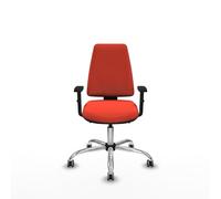 Piqueras y Crespo - Sedia ergonomica pieghevole Elche con braccioli 1D, meccanismo asincro, schienale regolabile in altezza, ideale per sedie e scrivanie ergonomiche.