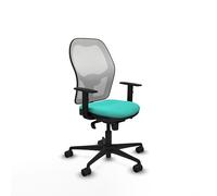 Piqueras y Crespo Sedia ergonomica pieghevole per ufficio, 8 ore di utilizzo, peso massimo 120 kg, braccioli 1D, meccanismo sincronizzato a 5 velocità, supporto posteriore 1D, schienale fisso, colore