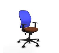 Piqueras y Crespo Sedia Jorquier ergonomica pieghevole per 8 ore di utilizzo, schienale fisso, supporto lombare 1D, braccio 1D, meccanismo sincrono a 5 posizioni, peso massimo 120 kg, colore attraente