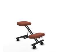 Piqueras y Crespo - Sedia per lavorare al computer Mahora senza braccia. Dotato di schiuma da taglio. con ruote in nylon 50 mm. Marrone