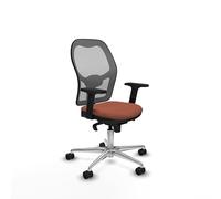 Piqueras y Crespo Sedia ufficio scrivania semplice e comoda con schienale fisso, supporto lombare 1D, bracci 2D, meccanismo sincrono in 5 posizioni, fino a 120 kg, 8 ore di utilizzo
