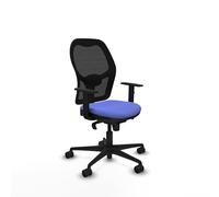 Piqueras y Crespo Sedie più comode per lavorare con schienale fisso, bracci 1D, supporto lombare 1D, meccanismo sincro 5 posizioni, 120 kg, 8 ore di utilizzo, colore trasparente