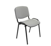 Piqueras Y Crespo Set Di 2 Sedie Impilabili Modello Iso Tessuto Aran Grigio Senza Braccioli PACK226PTNA40