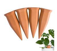 Piques d'Arrosage en Terre Cuite - Cônes Irrigateurs Automatiques enn Argile | Système d’Arrosagge Lente Écologique pour Plantes ein Pot | Goutteurs Céramique - Jardin Intérieur Extérieur Vacances