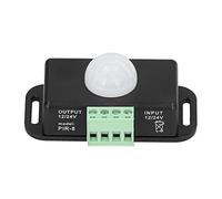 PIR Motion Sensor Switch | 8 Meter Detection & 1-10 Minute Timer | DC 12-24V LED Illumination Switch for Cabinet/Bathroom/Corridor | 120° Angle, Low Consumption