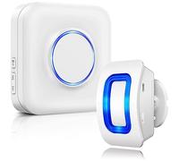 PIR rilevatore di movimento 110 dB antifurto portata 150m campanello | allarme sistema di sicurezza domestica wireless sensore di moviment infrarossi per interni per casa, garage, negozio