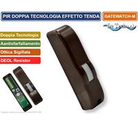 PIR SENSORE RIVELATORE DOPPIA TECNOLOGIA EFFETTO A TENDA ANTISFARFALLAMENTO