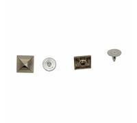 Piramide 50/100pcs Alta Coppa Rivetti Ottone Borchie per Denim Giacche Borse Da