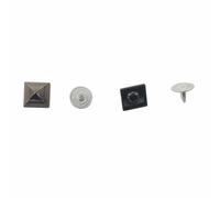 Piramide 50/100pcs Alta Coppa Rivetti Ottone Borchie per Denim Giacche Borse Da