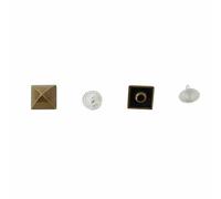 Piramide 50/100pcs Alta Coppa Rivetti Ottone Borchie per Denim Giacche Borse Da