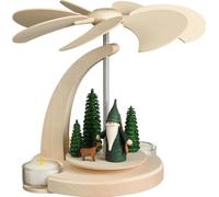 Piramide Arco Piccolo Motivo Jägerwichtel Bxhxt = 22x18x22cm Nuovo da Tavolo