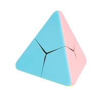 Piramide Cubo, Piramide Speed Cube | Cubo Puzzle Liscio senza Adesivo, Giocattolo Di Puzzle Del Cubo Magico Triangolare Di Messa in Strada Macaron, Cubi Di Velocità Educativi Di Colore Candy