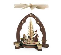 Piramide Da Tavolo Con Candele Regalo Ad Arco Spanbaum 1-Piano Naturale