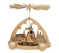 Piramide di Natale, Paese di Seiffen arco pizzuto, 1 piano, 36 .. MU 10380 nuovo